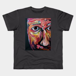 Abstract Face Kids T-Shirt